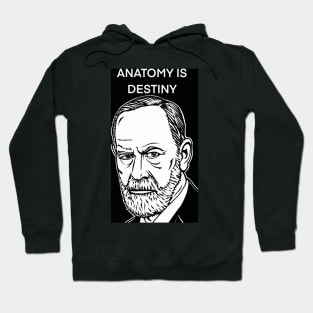 SIGMUND FREUD quote .4 - ink portrait Hoodie